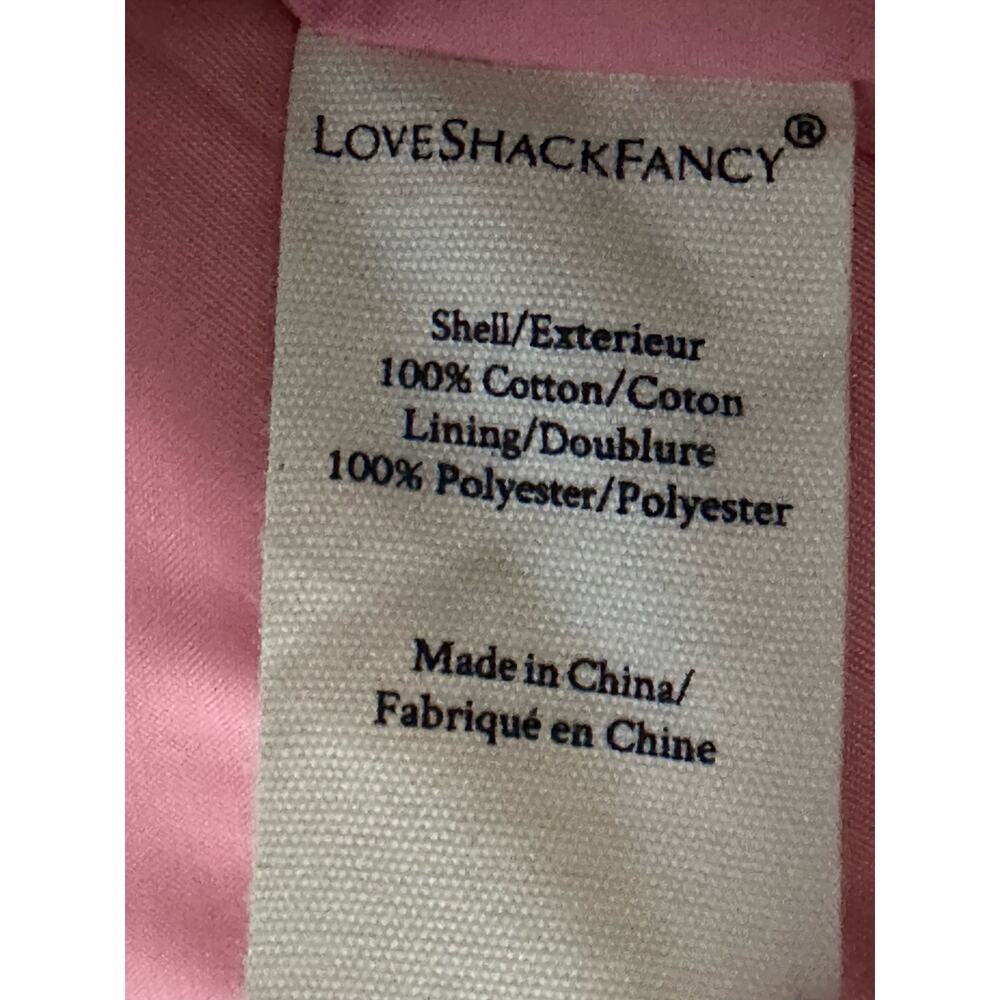 LoveShackFancy Andora Powder Blush Cable Knit Bomber Jacket - XS - Picture 6 of 7